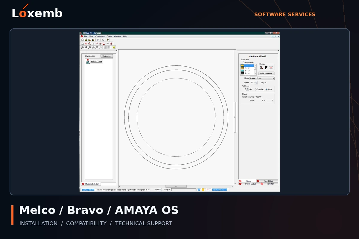 BRAVO OS & AMAYA OS software interface