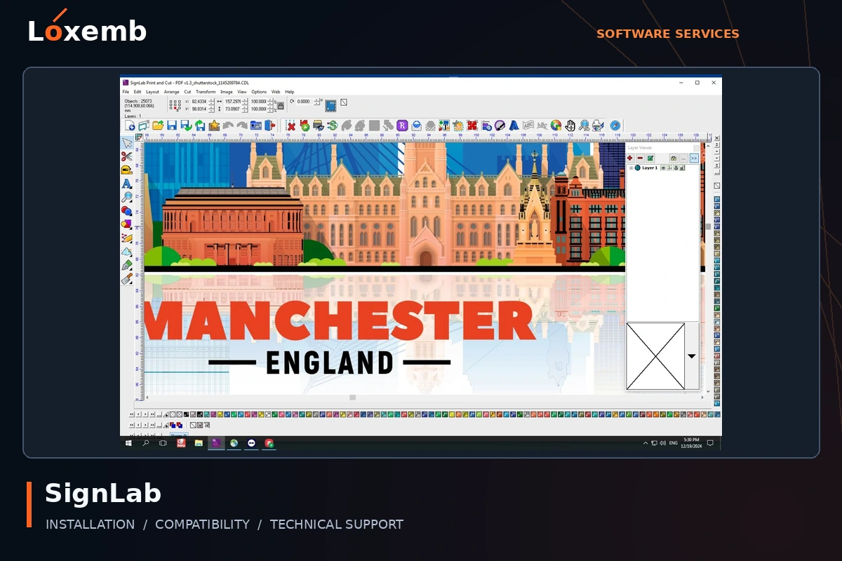 SignLab software interface